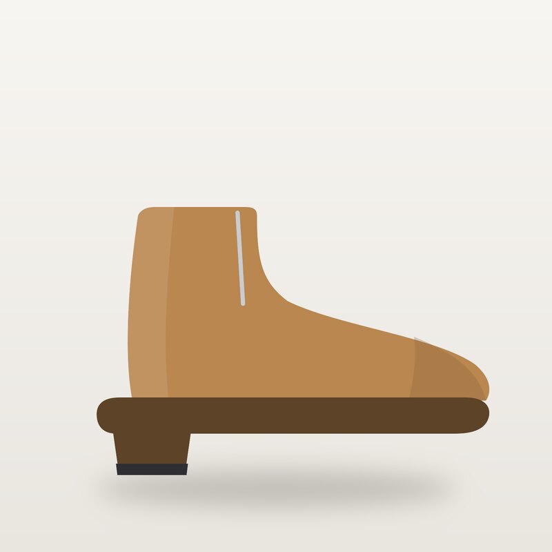 Knit Ankle Boots, Camel