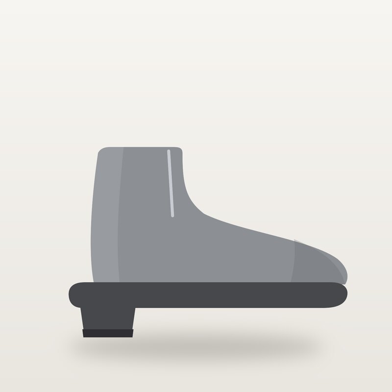 Canvas Ankle Boots, Grey