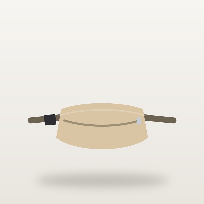 Canvas Belt Bag, Sand
