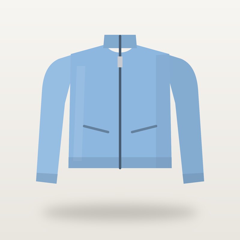 Cotton Bomber Jacket, Sky Blue