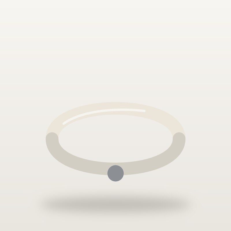 Pearl Bracelet, Grey