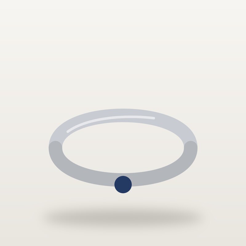Sterling Bracelet, Navy