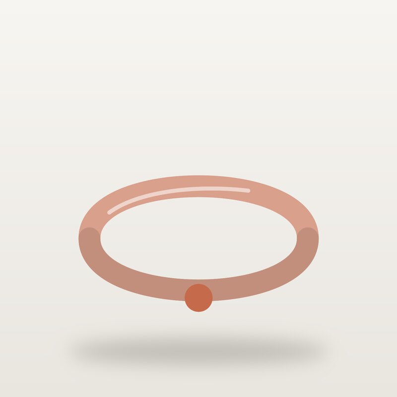 Rose Gold Bracelet, Terracotta