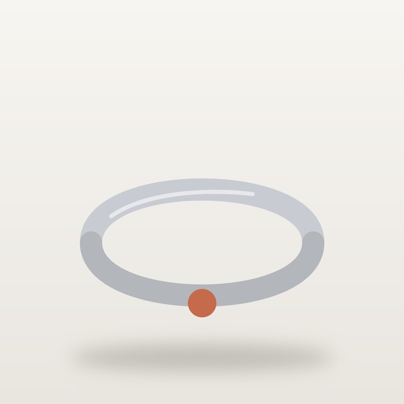Silver Bracelet, Terracotta