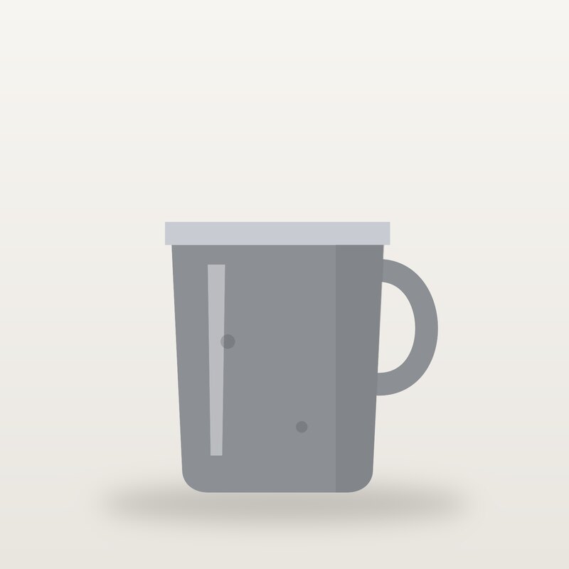 Alpine Camping Mug, Grey