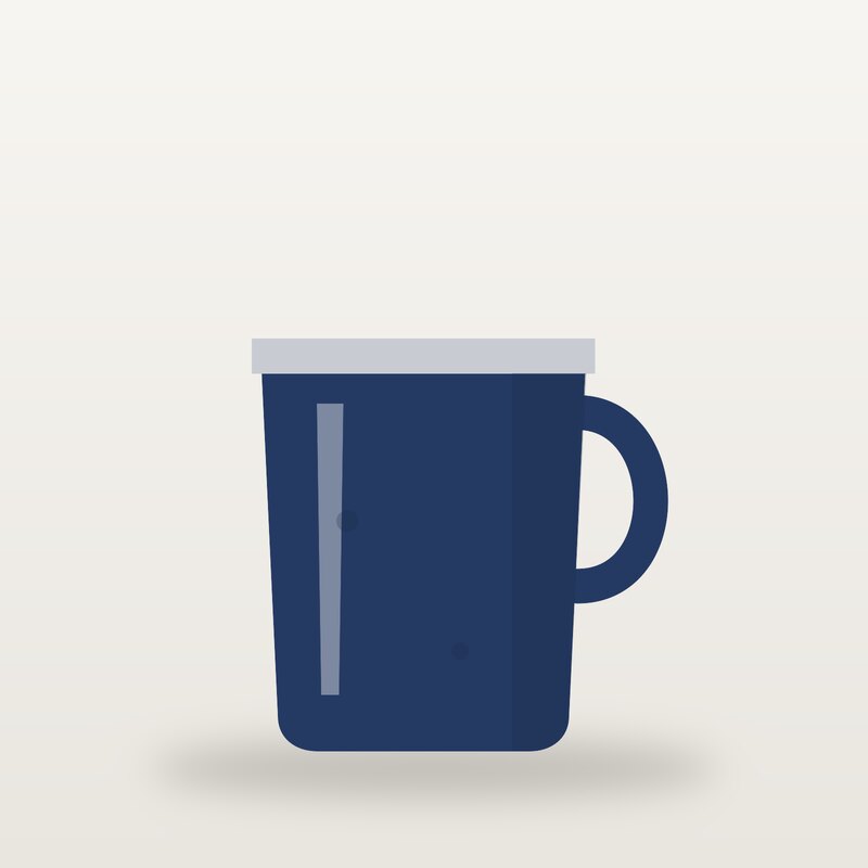 Packable Camping Mug, Navy