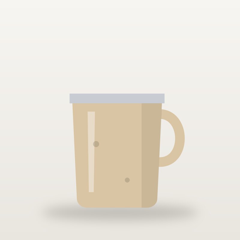 Packable Camping Mug, Sand