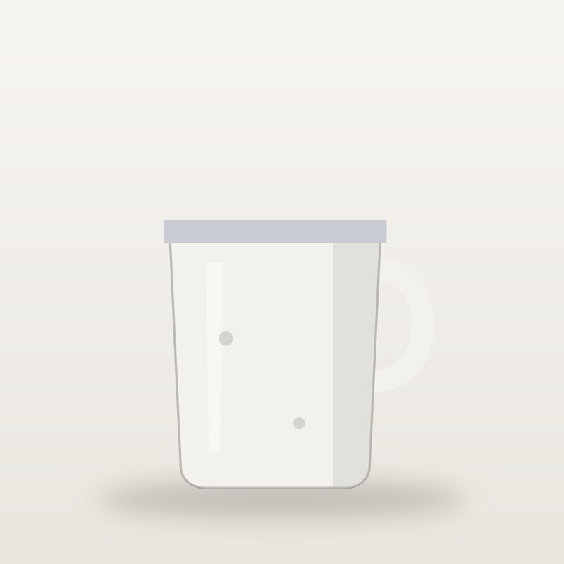 Waterproof Camping Mug, White