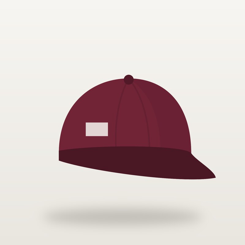 Leather Cap, Burgundy