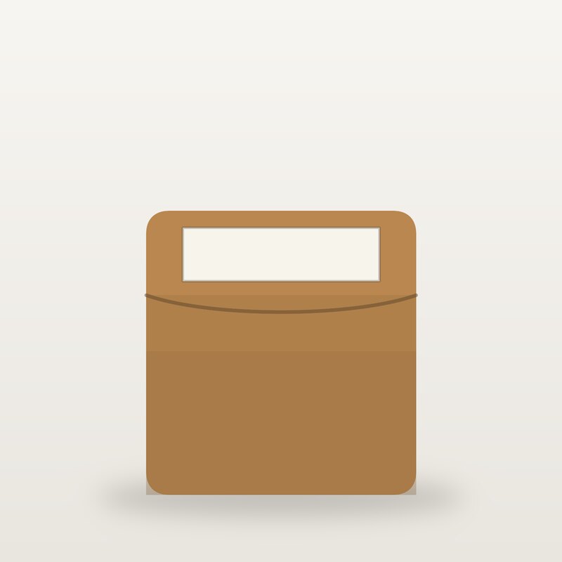 Leather Card Holder, Camel