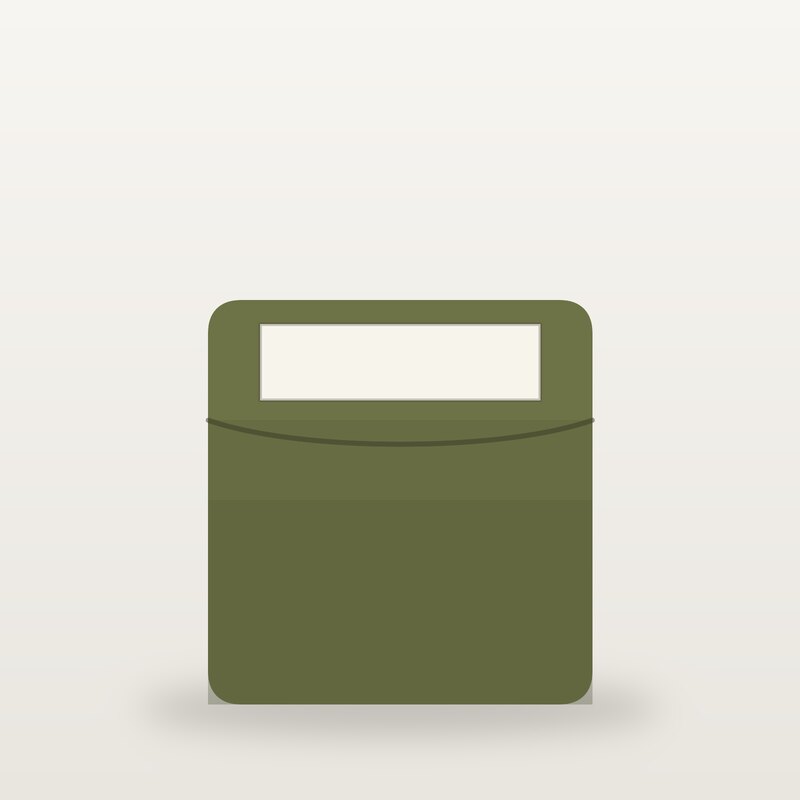 Cashmere Card Holder, Olive