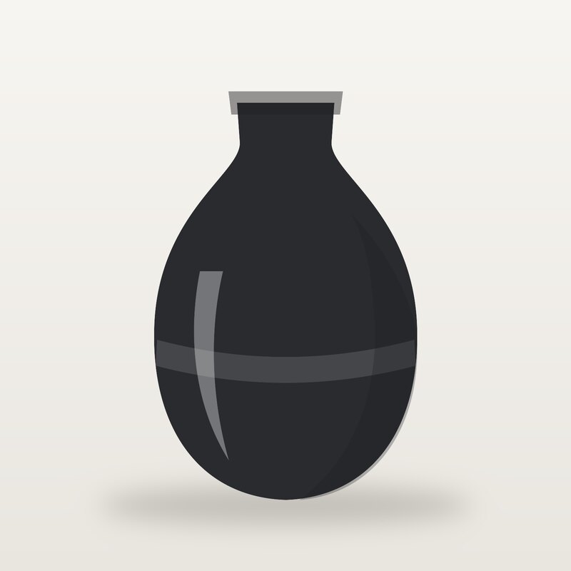 Linen Ceramic Vase