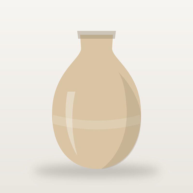 Cotton Ceramic Vase