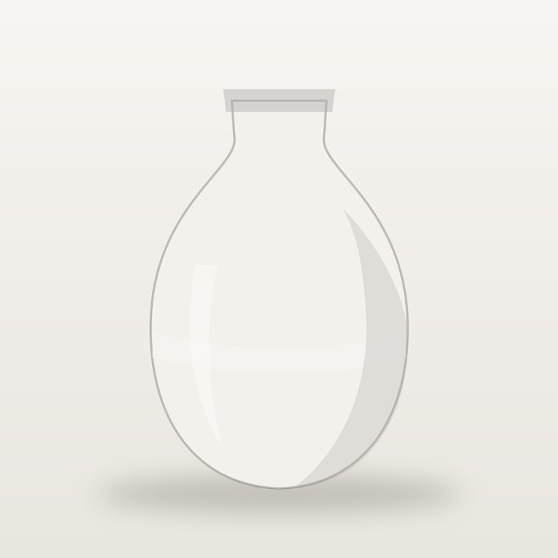 Ceramic Ceramic Vase, White