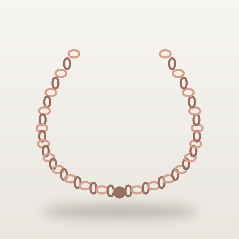 Rose Gold Chain, Sand