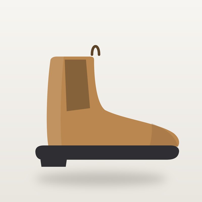 Suede Chelsea Boots, Camel