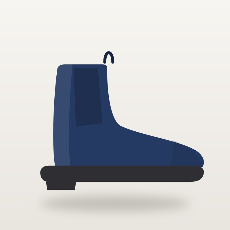 Canvas Chelsea Boots, Navy