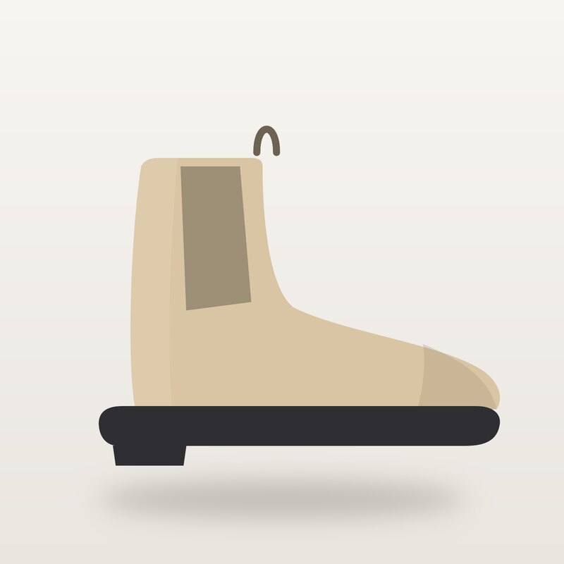 Canvas Chelsea Boots, Sand