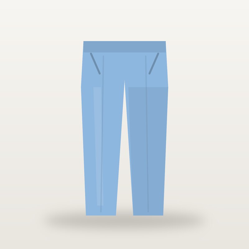 Merino Chino Trousers, Sky Blue