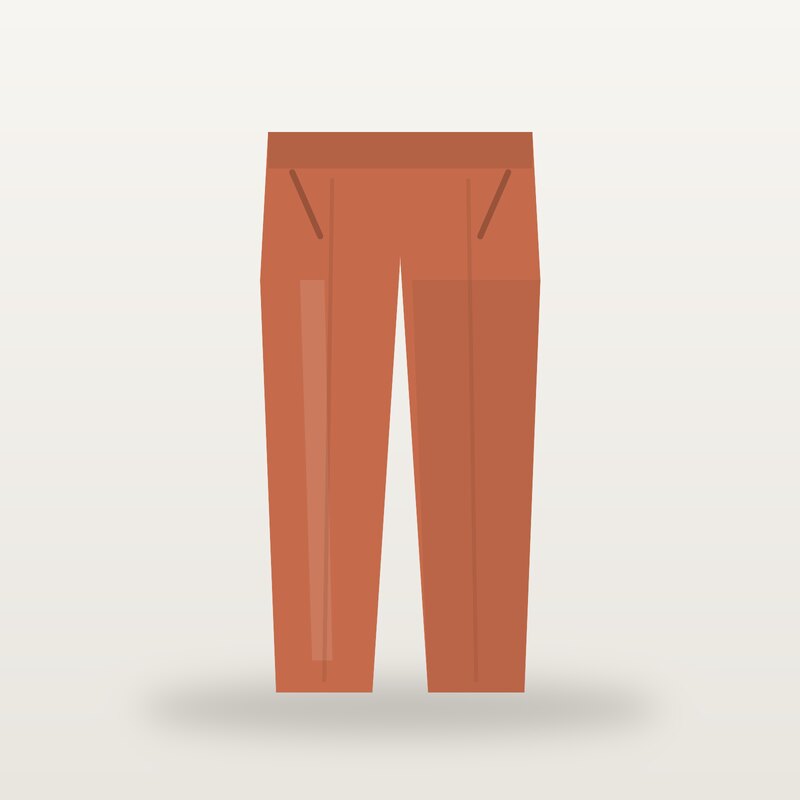 Recycled Chino Trousers, Terracotta