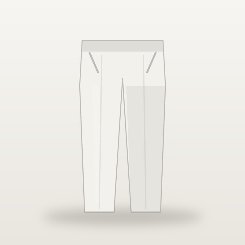 Cotton Chino Trousers, White