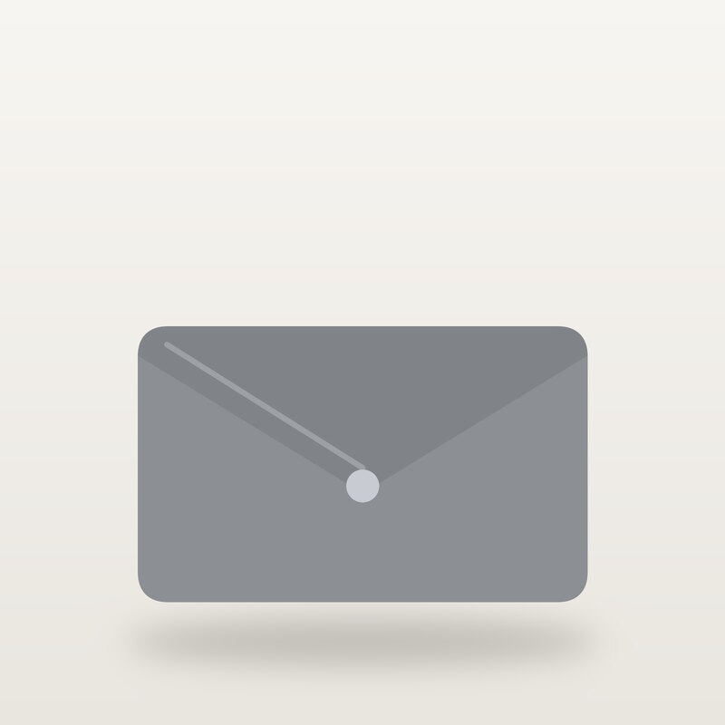 Nylon Clutch, Grey