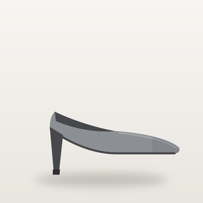 Canvas Court Shoes, Grey