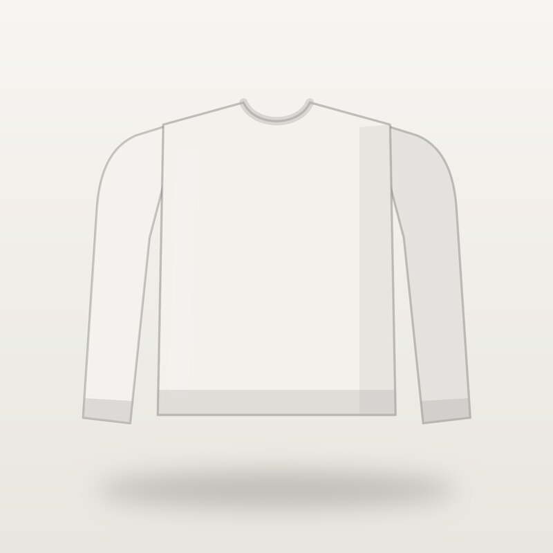 Cotton Crew Sweater, White
