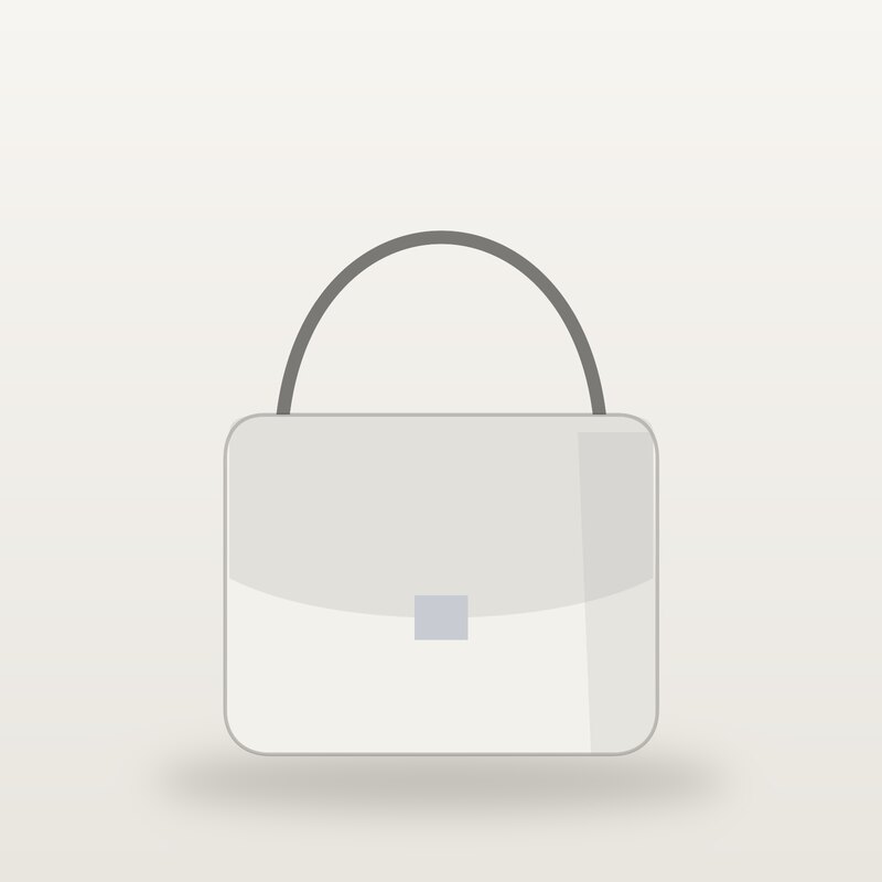 Nylon Crossbody Bag, White