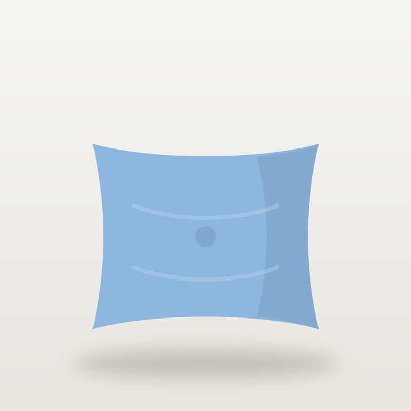 Rattan Cushion Cover, Sky Blue