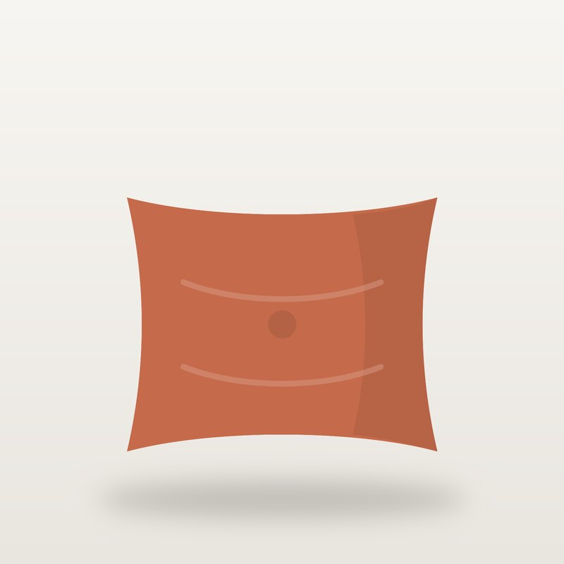 Wool Cushion Cover, Terracotta