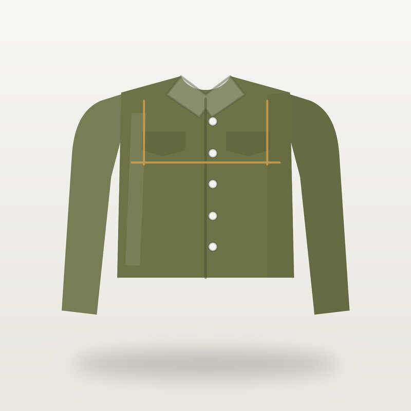 Cotton Denim Jacket, Olive