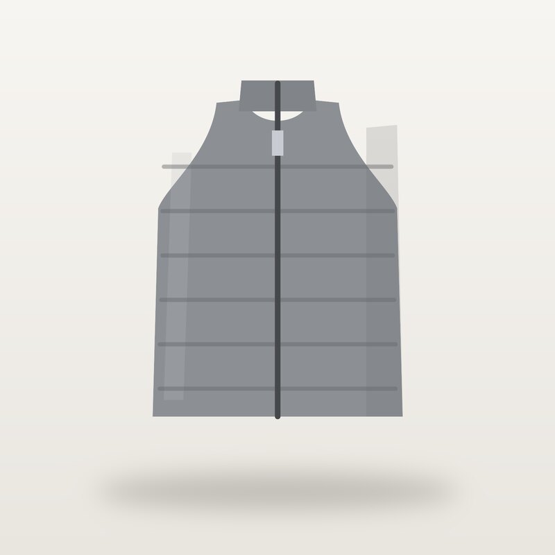 Trail Down Vest, Grey