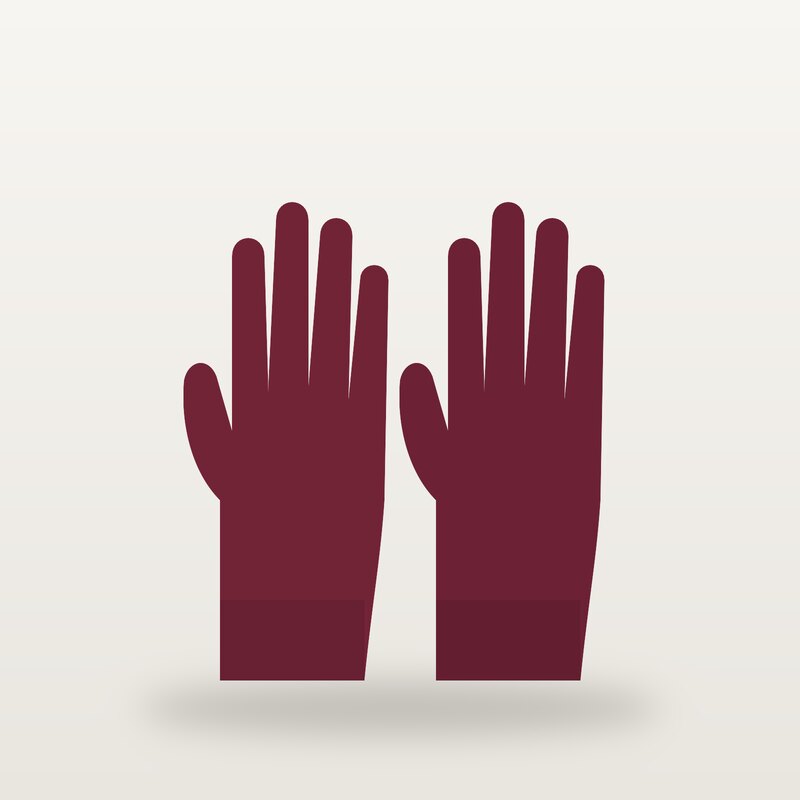 Leather Gloves, Burgundy