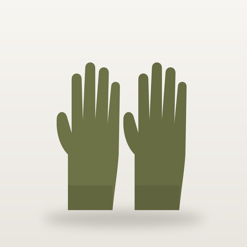 Leather Gloves, Olive
