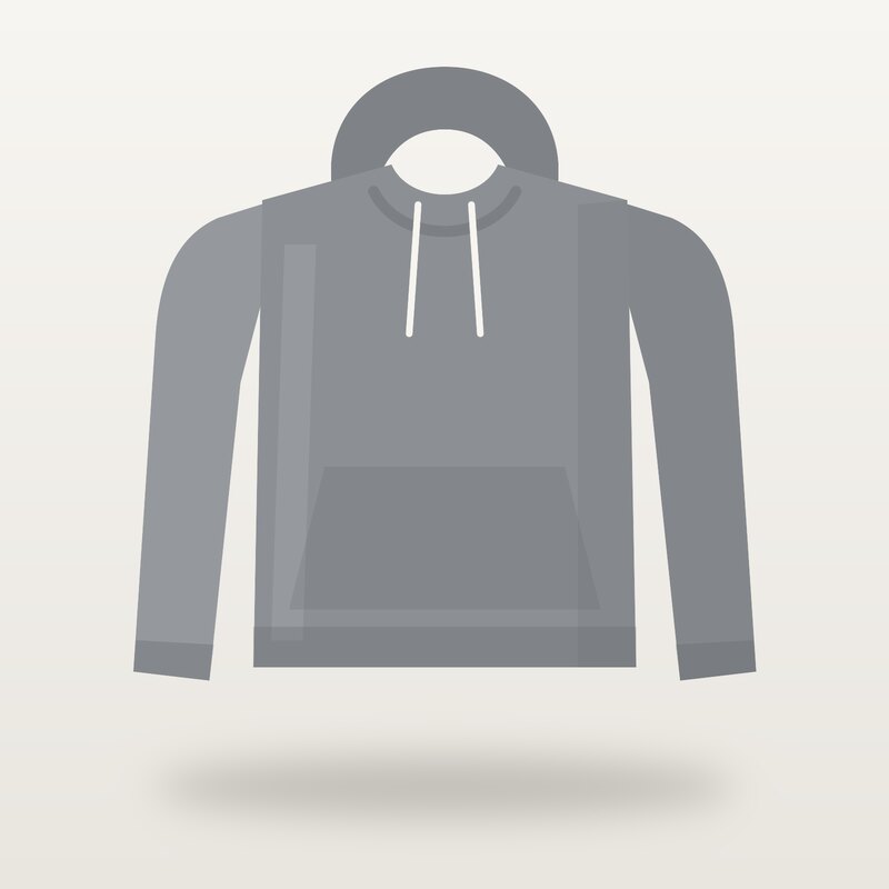 Cotton Hoodie, Grey