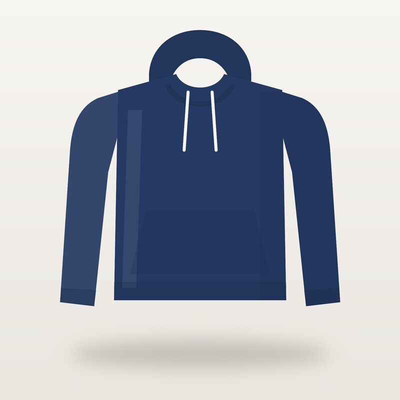 Organic Hoodie, Navy