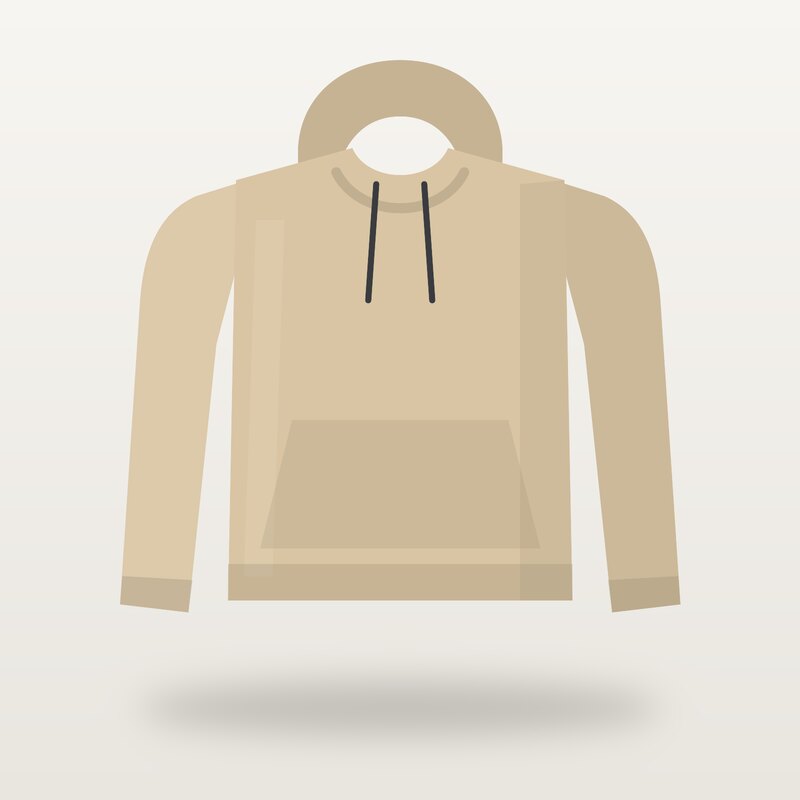 Organic Hoodie, Sand