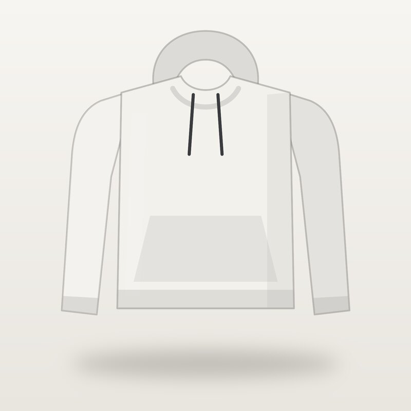 Cotton Hoodie, White