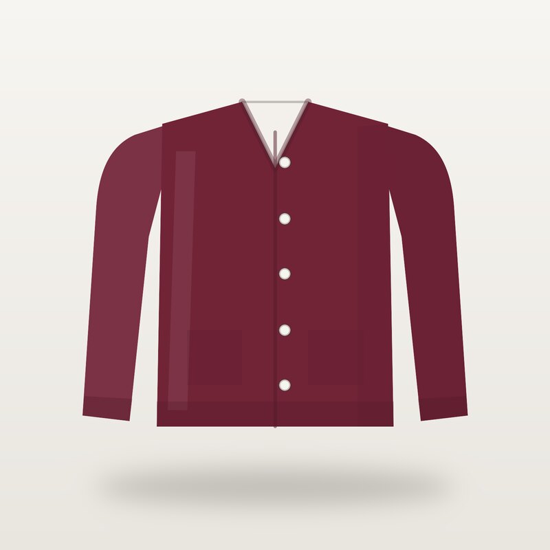 Linen Knit Cardigan, Burgundy