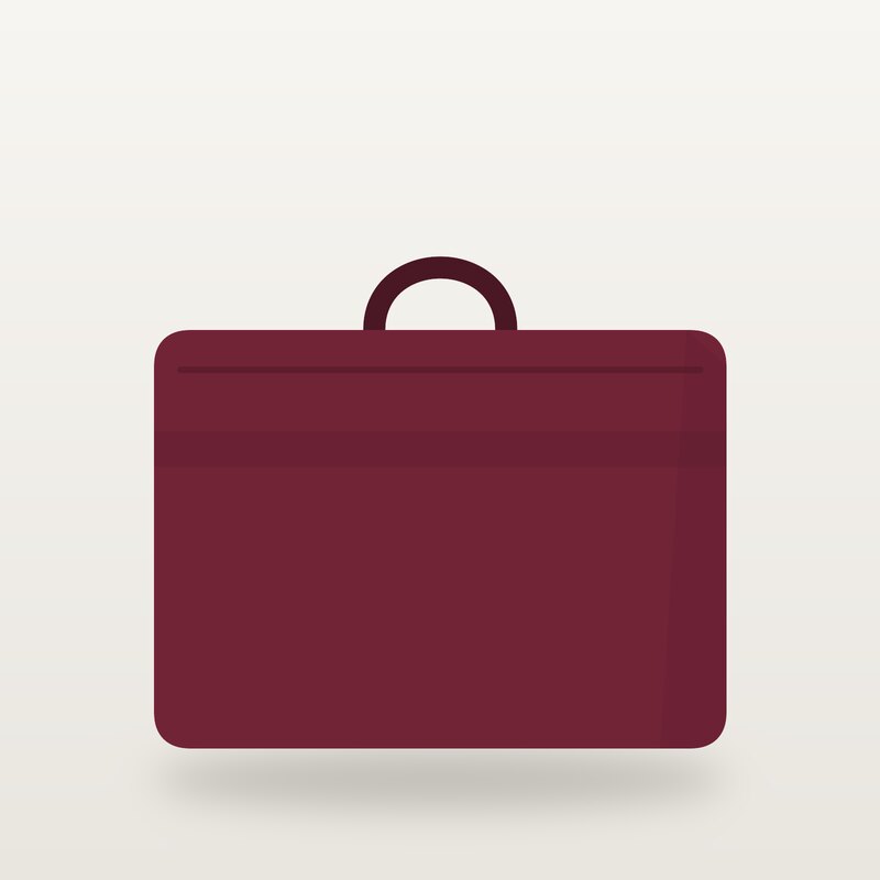 Nylon Laptop Bag, Burgundy