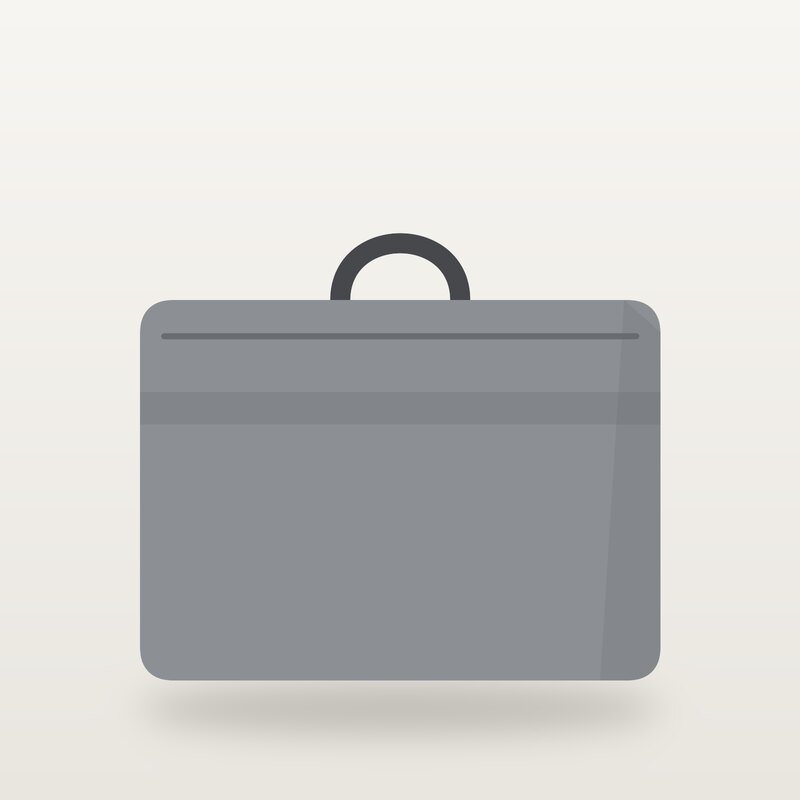 Nylon Laptop Bag, Grey