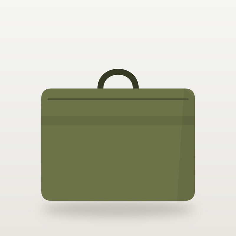 Canvas Laptop Bag, Olive