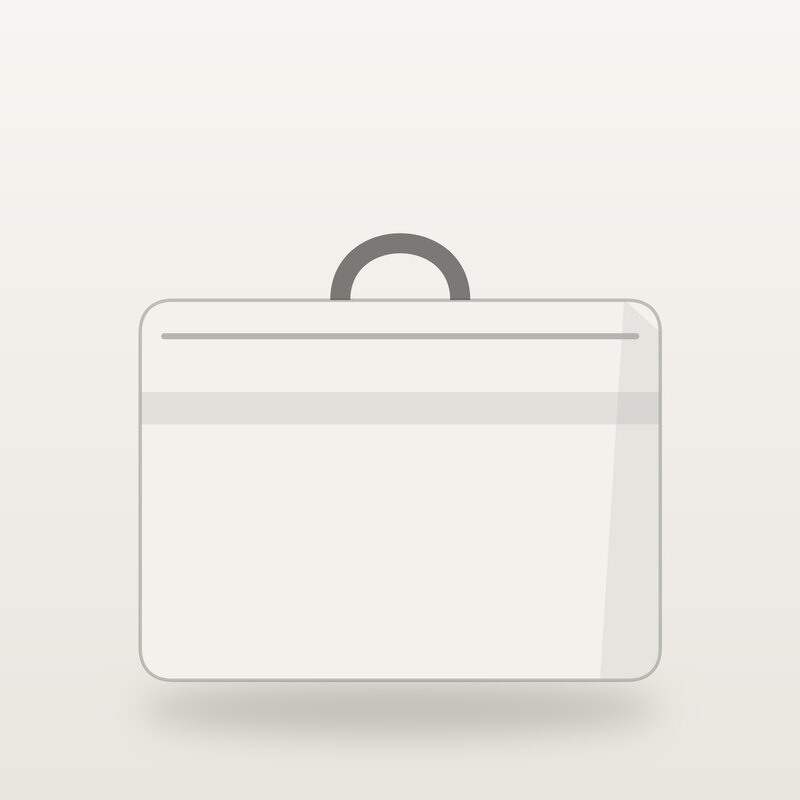 Nylon Laptop Bag, White