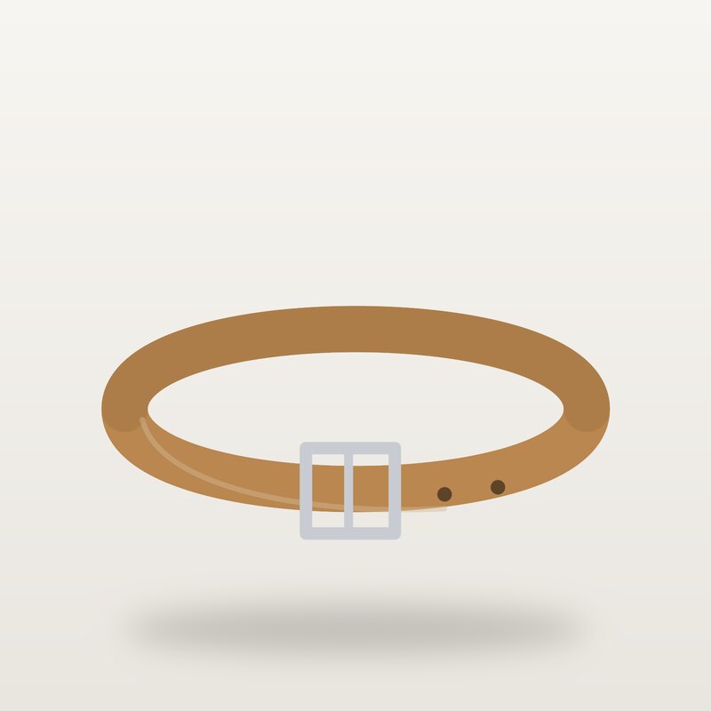 Cashmere Leather Belt, Camel