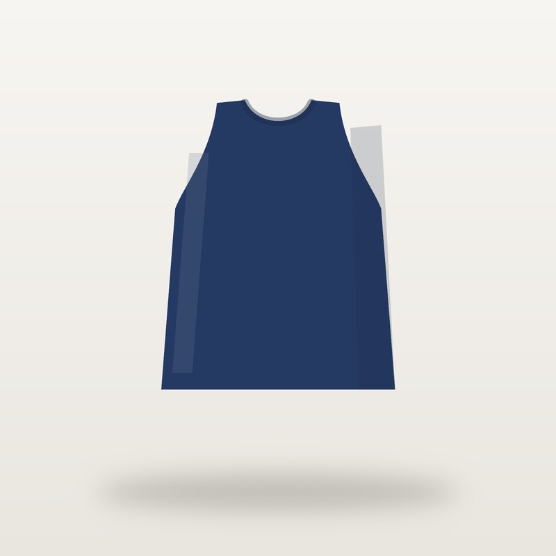 Silk Linen Top, Navy