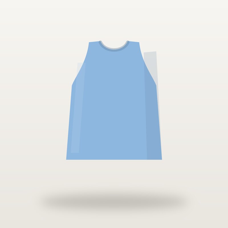 Linen Linen Top, Sky Blue