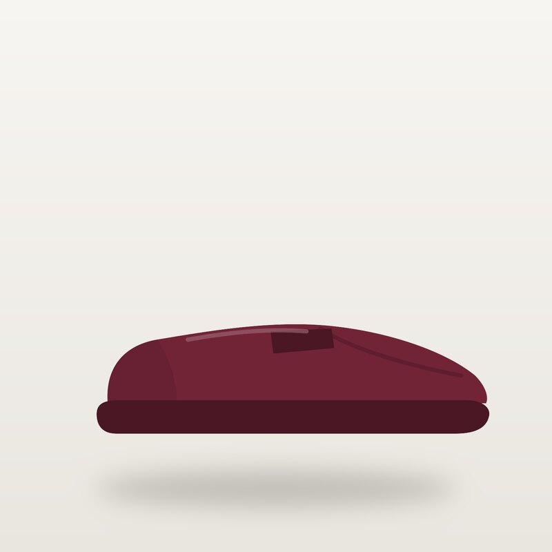 Knit Loafers, Burgundy