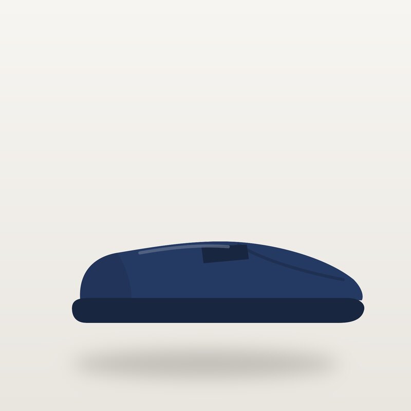 Canvas Loafers, Navy