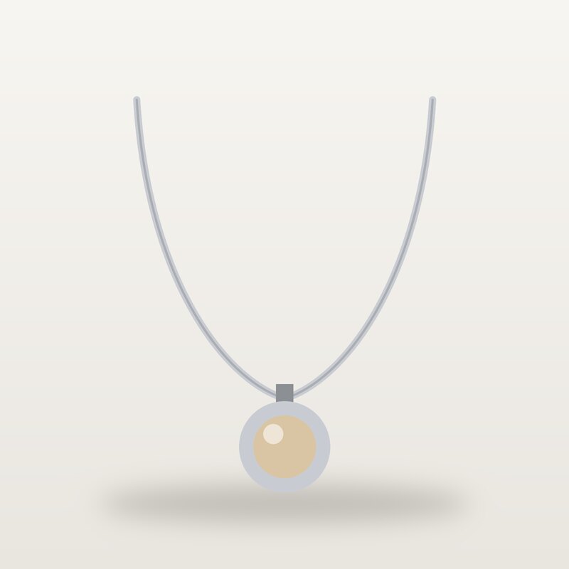 Minimal Necklace, Sand